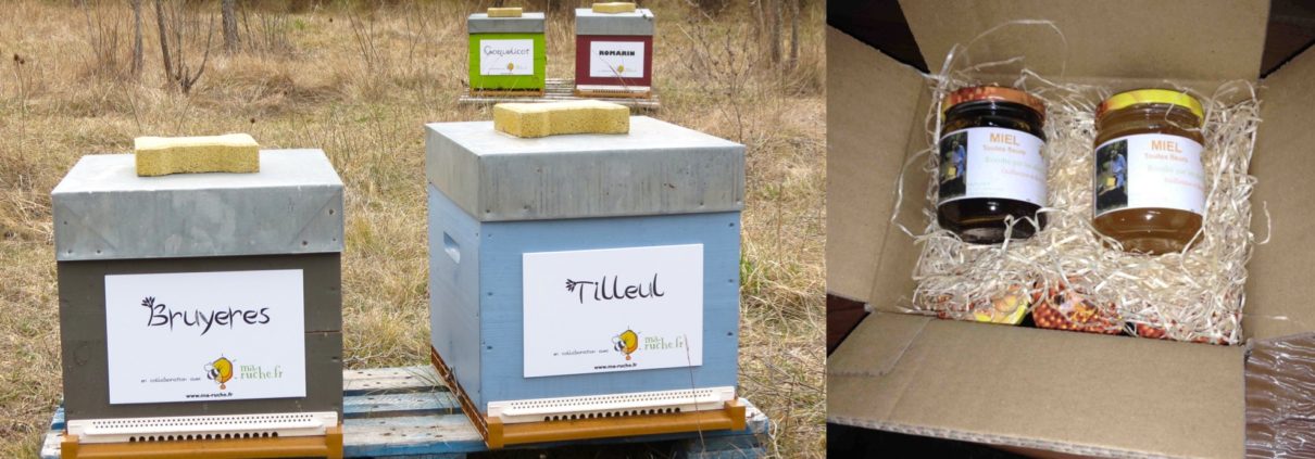 parrainage d'une ruche d'abeilles